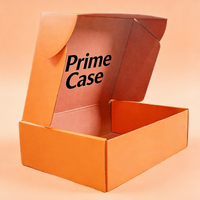 Boîte d'expédition en carton ondulé noir personnalisée pour chaussures, vêtements, t-shirts, chaussettes, cravates, parfums, cadeaux, emballage papier, design luxueux pour hommes