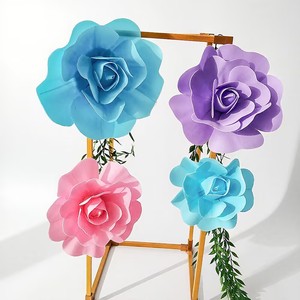 Flores Gigantes de Rosa Artificial em PE Feitas à Mão, Leves, Modernas, para Eventos, Festas, Casamentos, Presentes para o Dia das Mães, Dia dos Namorados, Natal - Product Image 4