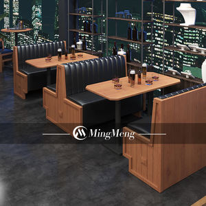 Muebles de Bar y Restaurante de Diseño Moderno en Cuero PU, Sofá Tipo Cabina para Club Nocturno, Duradero para Diseño de Interiores - Product Image 2