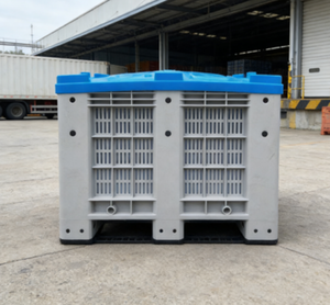 <span class=keywords><strong>Caisse</strong></span> en <span class=keywords><strong>plastique</strong></span> empilable et pliable |   Qualité alimentaire, à roulettes pour utilisation logistique - Product Image 4