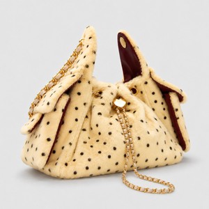 Sac à bandoulière en polyester style influenceur avec chaîne en peluche, imprimé léopard tendance, sac fourre-tout polyvalent à cordon pour le quotidien - Product Image 3