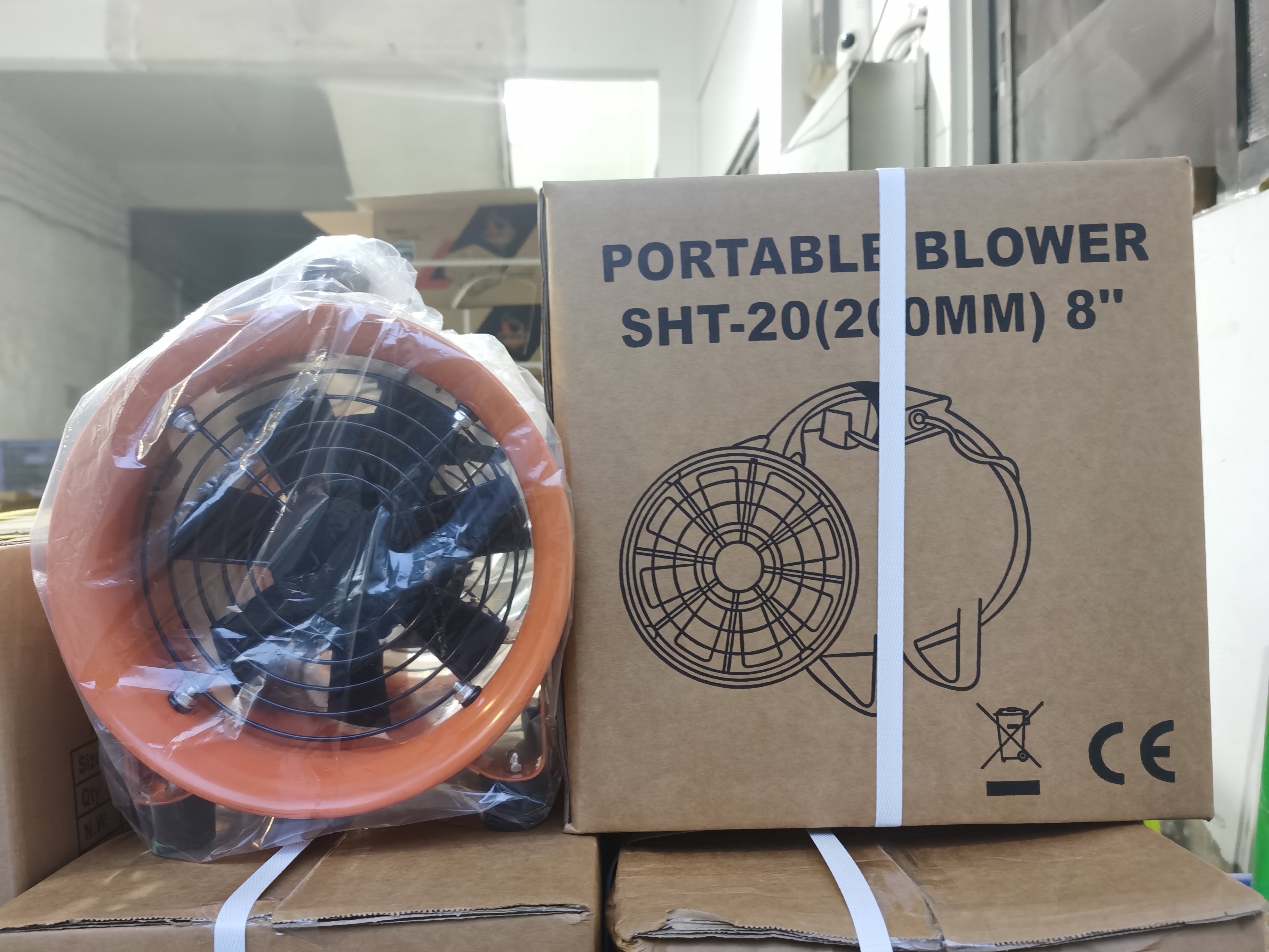 Axial fan-8-16 inch 220V Portable ventilation exhaust fan ducted fan flexible duct Small volume Ventilation fan