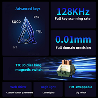 Clavier de jeu filaire AJAZZ AK980 MAX 98 touches avec interrupteurs magnétiques HE, Hot Swap, RGB, taux de rafraîchissement 8K, personnalisable