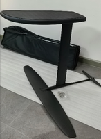 Planche à foil unisexe pour débutants (lacs, rivières, océans) avec pompe, modèle 1310 Hydrofoil en fibre de carbone AL 2100cm²+, pompe 83, planche légère