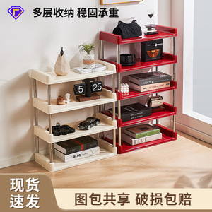 Multi Tier Storage Rack 5 Layers Plastic Standing Type For Shoes Eco Friendly Organizer Rectangle Shape - Product Image 3