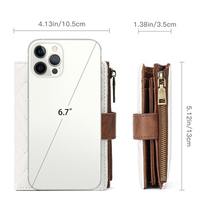 Monedero y Cartera de Piel Sintética para Mujer con Bloqueo RFID, Forro de Poliéster, Gran Capacidad, Cierre de Cremallera, Tarjetero, Regalo - Product Image 2