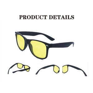 2025 ड्राइविंग कार एंटी ग्लायर चश्मा कस्टम पुरुष और महिला धूप के चश्मे का प्रचार करते हुए काले फ्रेम नाइट विजन ड्राइविंग आईवियर - Product Image 6