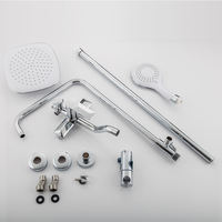 Nouvel ensemble de robinetterie de douche pour salle de bain, mitigeur eau chaude et froide, ensemble de douche