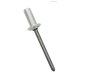 Mushroom Head Closed End Pop Blind Rivet With Aluminum Head and Iron Mandrel