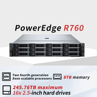 Servidor Empresarial Dell PowerEdge R760 R770 2U para IA, Aprendizaje Profundo con GPU, LLM, Virtualización en la Nube, Servidores de Rack