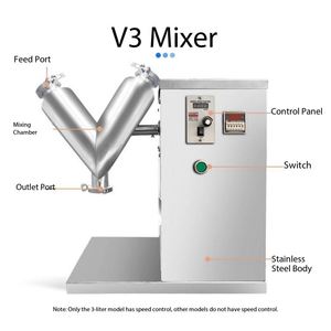 Fabricante de Mezcladoras de Gránulos, Mezcladora de Gránulos de Alta Calidad, Procesador de Polvo, Mezcladora de Alimentos con Precio - Product Image 4