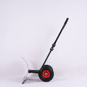 مزيل ثلج بعجلات مع زاوية قابلة للتعديل وارتفاع متين مدفع يدويًا - Product Image 2