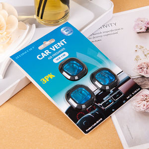 맞춤형 아로마 차량용 통풍구 방향제 3개입, 자동차 아로마테라피 오토 통풍구 클립 차량용 방향제 세트 - Product Image 3
