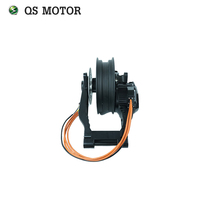 QSMotor QSX155A-36H 5000W PMSM 12*3.0 pouces ensemble de moteur d'entraînement latéral 72V 6000 tr/min haute vitesse épingle à cheveux moteur encodeur Type IP67