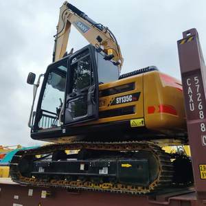 Sany Cina dibuat dengan tanah bergerak sekop SY135 SY75 penggali mini Memuat oleh datar, scany crawler escavador dijual ke Columbia - Product Image 2