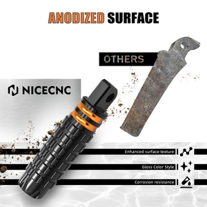 Reposapiés NICECNC para Pasajero para Harley Iron <span class=keywords><strong>883</strong></span> XL883N 1200 XL1200NS Sportster <span class=keywords><strong>883</strong></span> <span class=keywords><strong>Roadster</strong></span> XL883R 1200 Custom XL1200C - Product Image 3