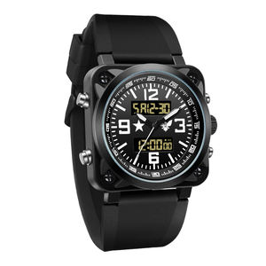 Reloj <span class=keywords><strong>Despertador</strong></span> Digital Redondo Multifuncional de Aleación con Cronógrafo y Pantalla LED para Exteriores, Diseño Moderno Chino - Product Image 1