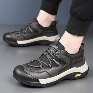Zapatos Deportivos para Hombre, Parte Superior de Malla, Suela de Goma, Transpirables, Suela Gruesa, Casuales, para Senderismo, Trabajo, Primavera, Verano, Otoño - Product Image 1