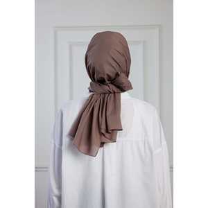 Écharpe en pur coton de vison foncé pour la chaleur hivernale, accessoire de fourrure luxueux - Product Image 1