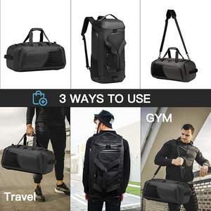 Bolsa de deporte impermeable unisex, bolsa de deporte de viaje al aire libre con compartimento para zapatos - Product Image 6