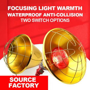 Sưởi ấm đèn phản xạ cho gà con lợn chăn nuôi vật nuôi động vật sưởi ấm Chụp đèn hồng ngoại lợn ánh sáng hồng ngoại sưởi ấm đèn - Product Image 4