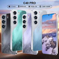 Tecno Camon 40 Pro Hawaii MTK6739 Deca Core Android 14 Smartphone Écran 4K 7 pouces Batterie 6000 mAh Double SIM Version Globale