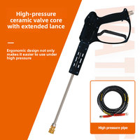 Nettoyeur haute pression à eau chaude 4000 PSI, résistant à l'usure, à moteur essence 14 CV, pour le nettoyage des zones industrielles, de la boue et des sols de garage