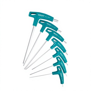 <span class=keywords><strong>Chiave</strong></span> a <span class=keywords><strong>brugola</strong></span> a T in acciaio 40Cr HRC 52-55 con impugnatura antiscivolo in TPR, di grado industriale per officina e riparazioni automobilistiche - Product Image 6