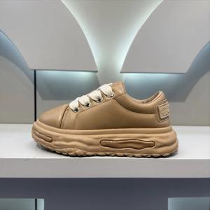 Zapatillas Casuales de Microfibra para Hombre, con Cordones, Transpirables, Antideslizantes, Plataforma Plana de EVA, con Aumento de Altura, a la Moda - Product Image 5