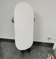 Costume de mascotte professionnel personnalisé en peluche en forme de trombone de bureau, modèle Ciel Bleu 2025, pour adultes unisexe, pour spectacle publicitaire extérieur