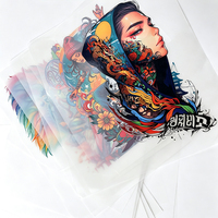 Film Transfer DTF PET untuk Pencetakan Kaos, TIS High Temperature Double Matte Hot Peel 30/33/40/42/50/60cm, Printer Inkjet