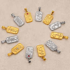 Ювелирные изделия из нержавеющей стали с цирконием - Product Image 2