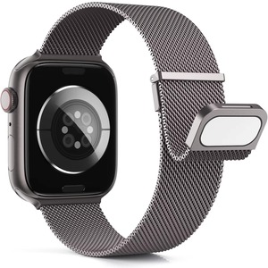 สายนาฬิกาแบบ Milanese Loop สุดหรู สำหรับนาฬิกาซีรีส์ 11/10/9/8/7 ขนาด 46 มม. 49 มม. 45 มม.  สแตนเลสสตีล แบบแม่เหล็ก - Product Image 6