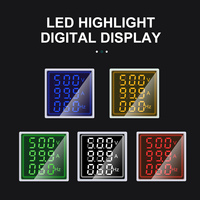 AC 60-500V 1-100A LED Voltímetro digital Amperímetro Hertz HZ Luces de señal 220V Medidor de corriente de voltaje Volt Amp Tester Detector