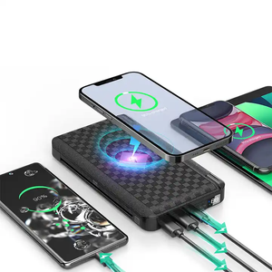 Pin Chất lượng cao di động 10000mAh 20000mAh kép USB di động sạ<span class=keywords><strong>c</strong></span> điện thoại di động năng lượng mặt trời ngân hàng điện - Product Image 1