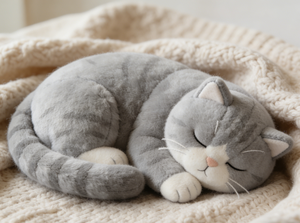 Gefülltes Katzen-Plüschtier Realistische Simulation Lebensecht Weich Handgefertigt Liegend Neuerscheinung Fabrikpreis - Product Image 3