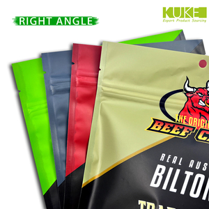 הדפסה מותאמת אישית שקית אריזת בשר חזיר מותאם אישית שקיות אבק בשקיות אריזה עם רוכסן חלון - Product Image 4