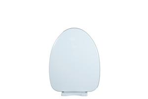 Siège de toilette ergonomique blanc allongé avec charnières à fermeture douce et système de dégagement rapide pour un nettoyage facile et des salles de bain modernes - Product Image 3