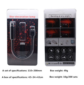 Romantic USB Star Sky Lamp <strong>Ceiling</strong> <strong>Light</strong> Car Roof Atmosphere LED <strong>Projector</strong> - Product Image 5