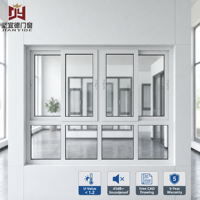 Fenêtre coulissante en PVC certifiée CE, multi-chambres, haute résistance, sur mesure pour projets d'habitation et d'appartements, vente en gros