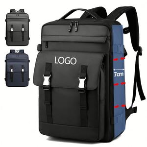 Sac à dos de voyage étanche personnalisé avec logo, grand format, pour adultes, idéal pour l'école, le travail ou les voyages, avec compartiment pour ordinateur portable - Product Image 1