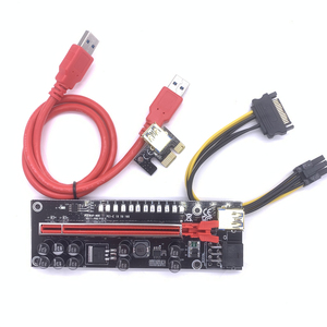 Better 10 Capacitance PCI-E V011-PRO <span class=keywords><strong>Riser</strong></span> ส่วนประกอบอิเล็กทรอนิกส์ปรับปรุงคุณสมบัติที่เหนือกว่า Ver 009S 009C 011 Pro <span class=keywords><strong>PLUS</strong></span> - Product Image 6