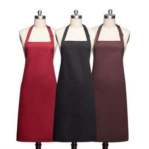 Tabliers de cuisine en coton personnalisés avec logo, tabliers de cuisine bon marché en gros pour cafés, restaurants, tablier de cuisine - Product Image 5