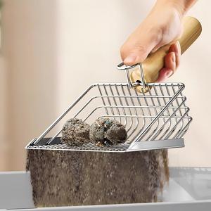 Stainless Steel Material Integrated cat Litter <strong>Scoop</strong> Pet Eco-friendly Portable <strong>Dog</strong> <strong>Poop</strong> <strong>Scoop</strong> - Product Image 4