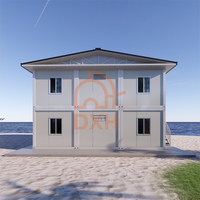 Fabricant vivant Conteneur portable personnalisé à plat Maison préfabriquée à l'épreuve des ouragans Logement préfabriqué pour travaux d'extension