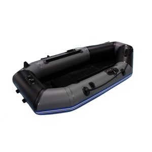 Zattera alla deriva per Kayak da pesca fluviale con pavimento in <span class=keywords><strong>legno</strong></span> in PVC per 2 persone con accessori gratuiti per Sport acquatici all'aperto - Product Image 2
