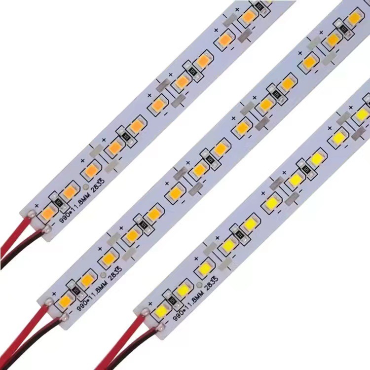 Сверхяркий SMD-2835 алюминиевый светодиодный жесткий ленточный светильник 12 В 24 В 4 мм 12 мм по индивидуальному заказу