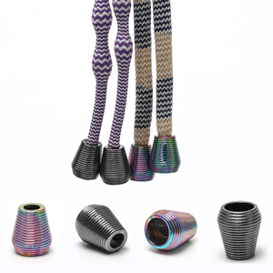 Aglet en métal de logo personnalisé en gros d'usine pour le <span class=keywords><strong>lacet</strong></span> et les bouts de corde de sweat à capuche - Product Image 5
