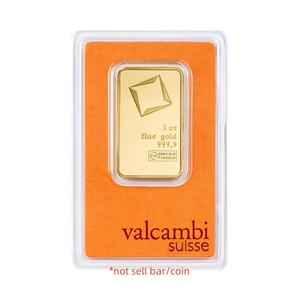 Valcambi Suisse - Estuche tipo clamshell <span class=keywords><strong>de</strong></span> cartón y plástico para barras <span class=keywords><strong>de</strong></span> <span class=keywords><strong>oro</strong></span> <span class=keywords><strong>de</strong></span> 1 <span class=keywords><strong>onza</strong></span>, con impresión <span class=keywords><strong>de</strong></span> metal precioso (solo el estuche, sin el producto) - Product Image 6