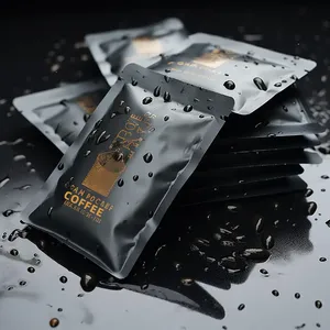 Đầy Màu sắc quán cà phê bao bì dứa vải thiều chuối xoài kẹo ice cream Blaze Zip khóa Glossy ăn được Gummies cà phê bao bì túi - Product Image 5